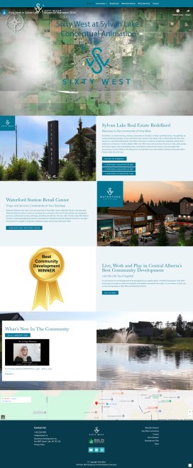 Sixty West Located in Sylvan Lake Alberta.